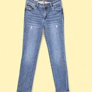 KUT from the Kloth Katy Boyfriend Jeans Women's Size 4 Distressed Stretch Denim